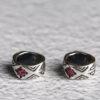 ring bead, geometric pattern bead, jump ring bead, spacer bead, s925 sterling silver, silver bead, oxidized silver bead