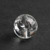 clear quartz bead, inner icy crack bead, round bead, through hole bead, natural bead, genuine bead