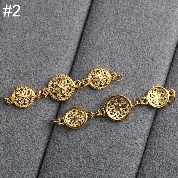 hollow flower chain, Extender Chain, Bracelet Extender, Necklace Extender, s925 sterling silver, silver Extender, golden Chain, gild Extender - Image 7