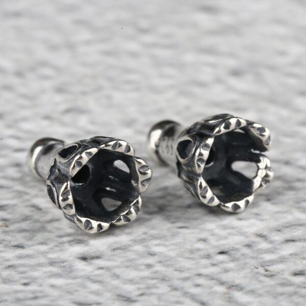tower bead, lotus flower bead, bead holder, bead caps, spacer bead, s925 sterling silver, silver bead, oxidized silver bead - Image 2