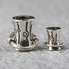 drum bead, ring bead, spacer bead, s925 sterling silver, silver bead, oxidized silver bead