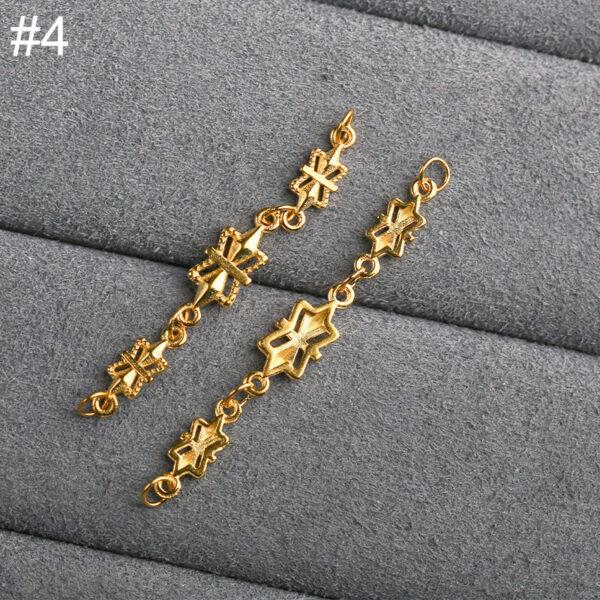 hollow flower chain, Extender Chain, Bracelet Extender, Necklace Extender, s925 sterling silver, silver Extender, golden Chain, gild Extender - Image 9