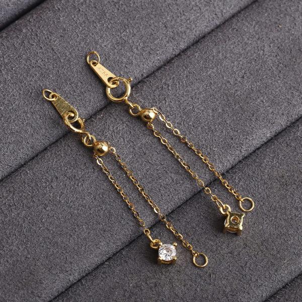 Extender Chain, Bracelet Extender, Necklace Extender, s925 sterling silver, silver Extender, golden Chain, gild Extender - Image 5