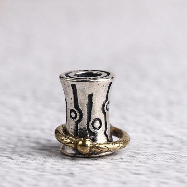 drum bead, ring bead, spacer bead, s925 sterling silver, silver bead, oxidized silver bead - Image 10