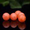 red agate bead, baoshan nanhong agate bead, matte surface bead, round bead, natural bead, genuine bead