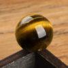 yellow tiger eye bead, round bead, natural bead, genuine bead