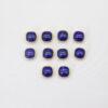 square bead, bezel bead, lapis lazuli bead, blue bead, sterling silver bead, gild bead, golden bead, 2pcs / 5 pcs