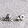 star light bead, silver buckle bead, spacer bead, s925 sterling silver, silver bead, oxidized silver bead