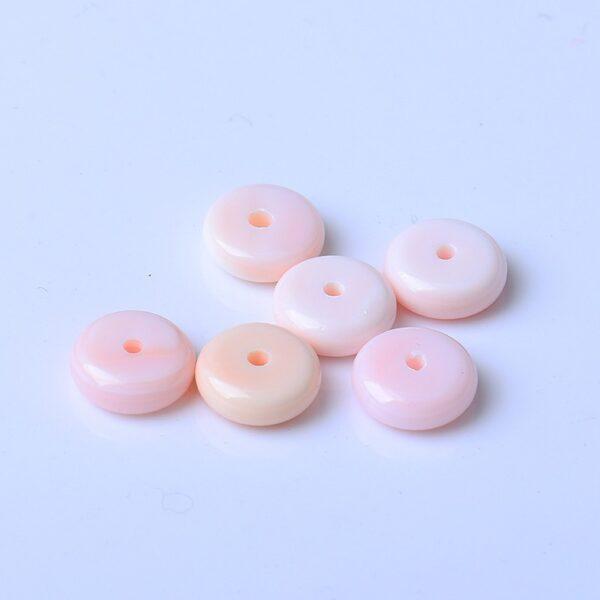 queen conch bead, shell bead, rondelle bead, oval bead, natural bead, genuine bead - Image 4