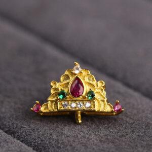 flower pattern pendant bail, crown buckle, golden clasp, s925 sterling silver, silver bead, gild bead, golden bead