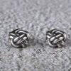 yarn ball bead, spacer bead, s925 sterling silver, silver bead, oxidized silver bead