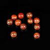 zhanguohong red agate bead, round bead, natural bead, genuine bead