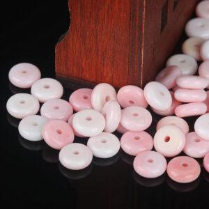 queen conch bead, shell bead, rondelle bead, oval bead, natural bead, genuine bead
