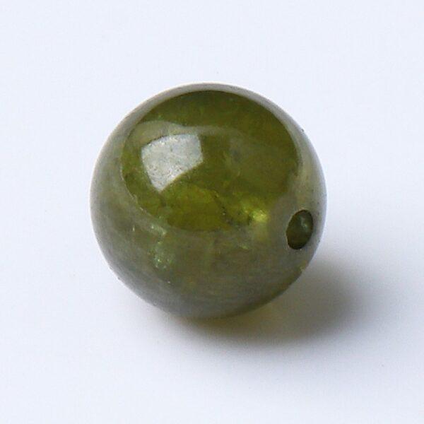 tsavorite bead, green bead, round bead, natural bead, genuine bead - Image 2