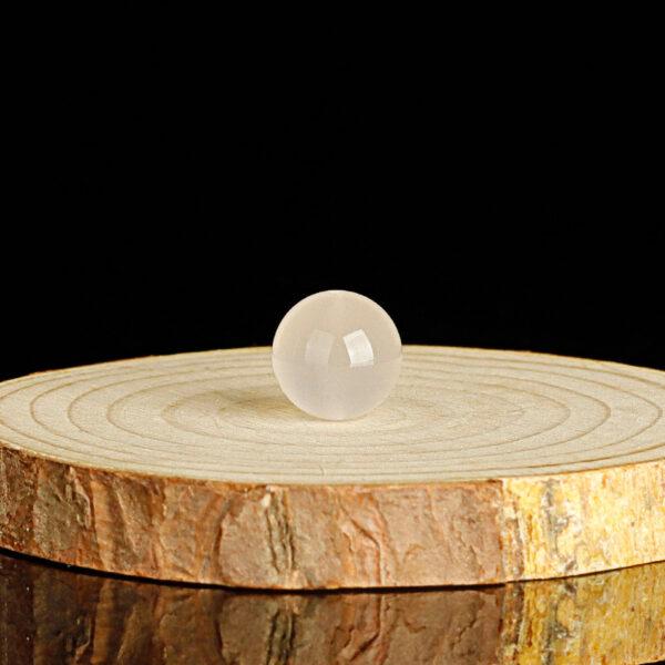milky white agate bead, mixed red bead, round bead, natural bead, genuine bead - Image 3