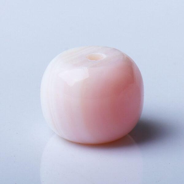 queen conch shell bead, pink bead, drum bead, natural bead, genuine bead - Image 3