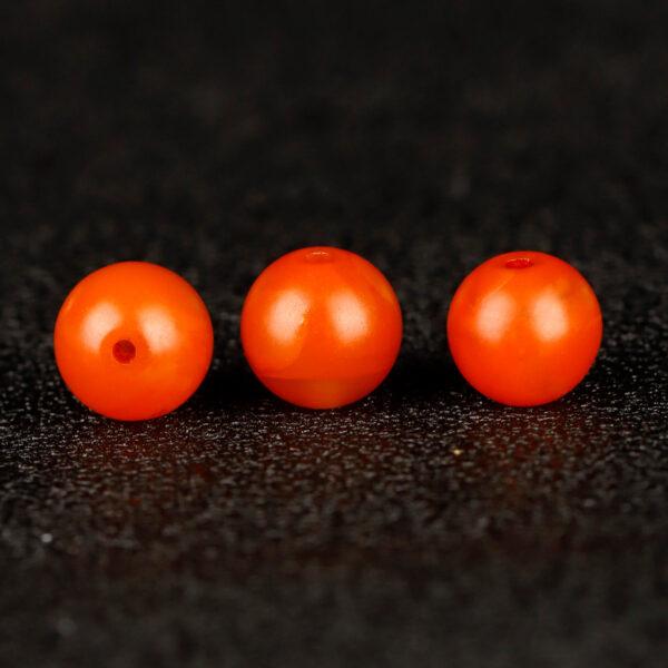red agate bead, baoshan nanhong agate bead, matte surface bead, round bead, natural bead, genuine bead - Image 4