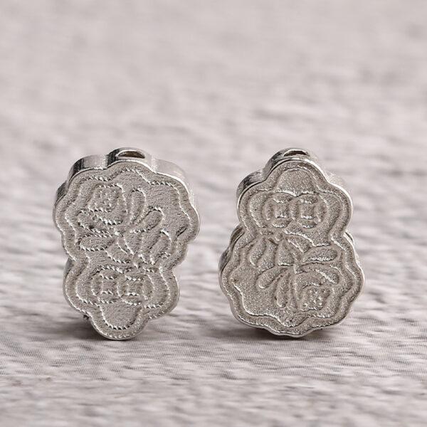 flower bead, lotus flower bead, spacer bead, s925 sterling silver, silver bead - Image 4