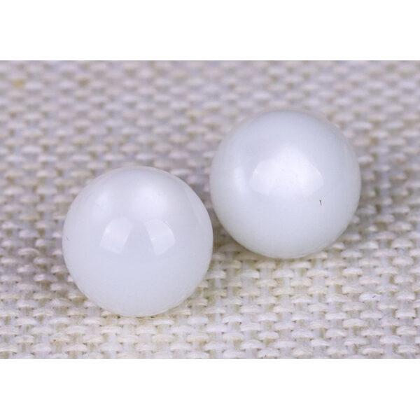 white moon stone bead, round bead, natural bead, genuine bead - Image 5