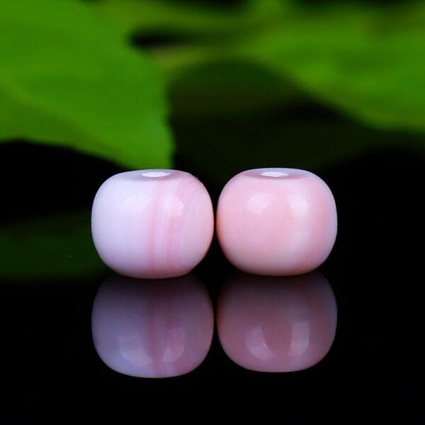 queen conch shell bead, pink bead, drum bead, natural bead, genuine bead - Image 5