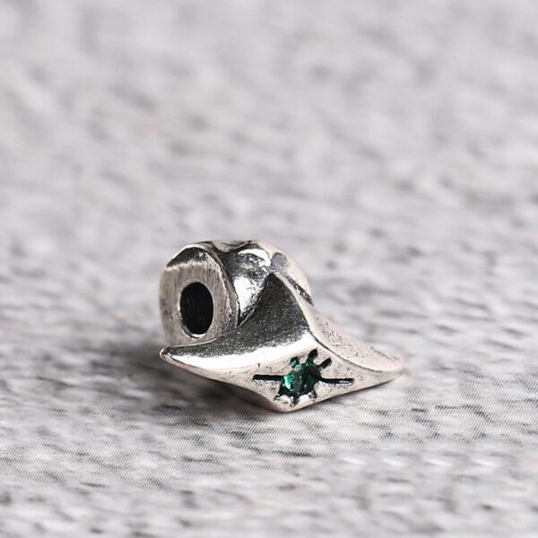star light bead, silver buckle bead, spacer bead, s925 sterling silver, silver bead, oxidized silver bead - Image 6