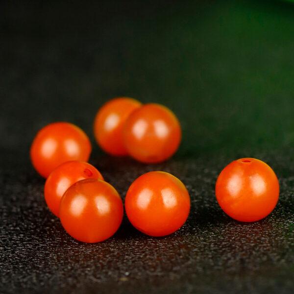 red agate bead, baoshan nanhong agate bead, matte surface bead, round bead, natural bead, genuine bead - Image 8