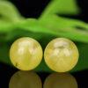 yellow amber bead, round bead, natural bead, genuine bead