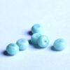 Dominican larimar bead, rondelle bead, blue bead, natural bead, genuine bead
