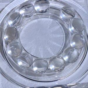 clear quartz bead, undrilled bead, round bead, natural bead, genuine bead