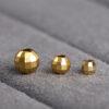 laser bead, round bead, facet bead, spacer bead, s925 sterling silver, sterling silver bead, golden bead, gild bead