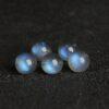 gray moonstone bead, round bead, clear bead, blue light bead, natural bead, genuine bead
