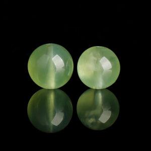 prehnite bead, round bead, green bead, clear bead, high quality bead, natural bead, genuine bead