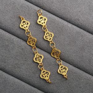 hollow flower chain, Extender Chain, 平安喜乐 Chain, s925 sterling silver, silver Extender, golden Chain, gild Extender