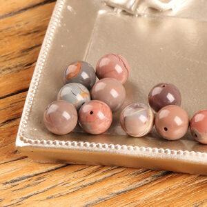 colorful agate bead, round bead, natural bead, genuine bead