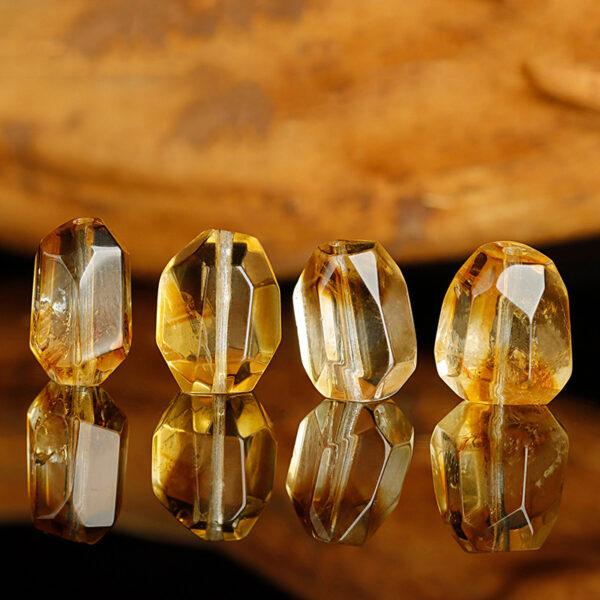 citrine bead, amethyst bead, irregular bead, natural bead, genuine bead - Image 2