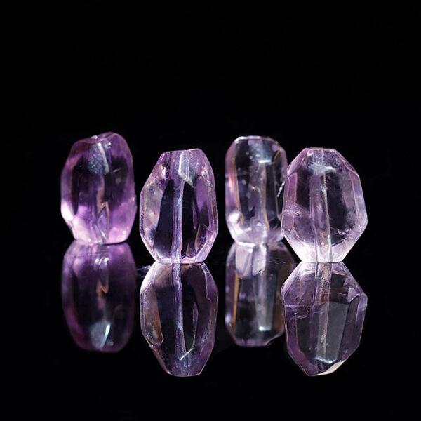citrine bead, amethyst bead, irregular bead, natural bead, genuine bead - Image 3