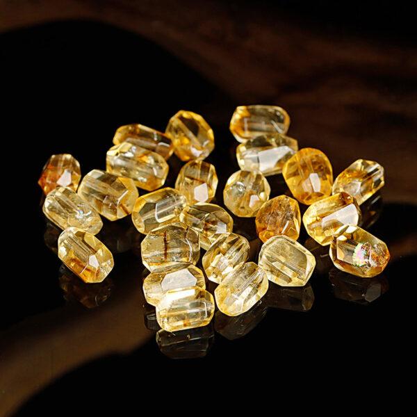 citrine bead, amethyst bead, irregular bead, natural bead, genuine bead - Image 5