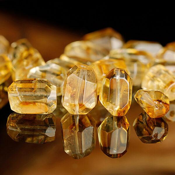 citrine bead, amethyst bead, irregular bead, natural bead, genuine bead - Image 8