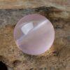light pink rose quartz bead, round bead, pink bead, natural bead, genuine bead