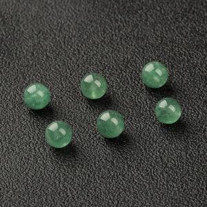 green strawberry quartz bead, round bead, blue bead, natural bead, genuine bead