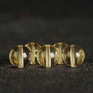 high quality 6A citrine round bead bracelet, genuine natural gemstone bead