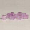 amethyst cube bead, genuine natural gemstone bead
