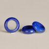 lapis lazuli jump ring bead, genuine natural gemstone bead