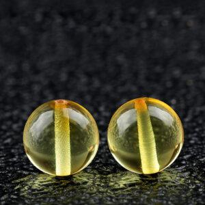 6A high quality golden amber round bead, genuine natural gemstone bead