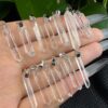 Irregular columnar shape lemurian quartz charm pendant