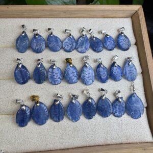 goldfish shape kyanite charm pendant