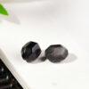 5 pcs facet surface irregular shape natural silver obsidian bead