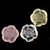 5-piece rose flower shape natural quartz bead
