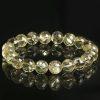 8 - 14mm genuine natural icy crack citrine beaded bracelet