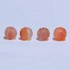 Natural Nanhong Red Agate Pumpkin Round DIY Spacer Beads